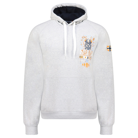 Bluza Geographical Norway GAKADO BLENDED GREY DB MEN 100 mieszana szarość męska (WZ3016H/GN-Blended Grey)