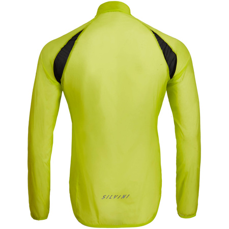 Wyprzedaż - Kurtka rowerowa męska Silvini Men Jacket Montilio MJ1601 elementy odblaskowe żółta (3120-MJ1601/4208)