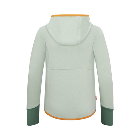 Kurtka polarowa dziecięca dla dziewczynki Trollkids Girls Saltfjord Jacket sage/sahara sand (528-339)