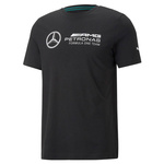 Koszulka męska Puma Mercedes-AMG Petronas F1 Logo sporotwy T-shirt czarna (536447-01)