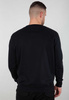 Sweter męski Alpha Industries Basic Sweater black bluza nierozpinana nadruk logo czarny (178302-03)