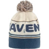 Czapka beanie Fjällräven Fjällräven Pom Hat Chalk White-Indigo Blue (F84768-113-534)