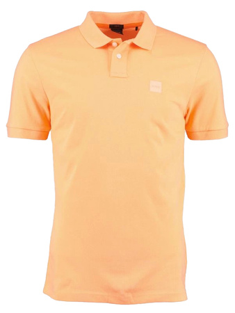 Koszulka Polo męska BOSS Passenger Light/Pastel Orange slim fit pomarańczowa (50507803-833)