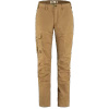 Spodnie outdoorowe damskie Fjällräven Karla Pro Trousers Curved trekkingowe brązowe (F89727-232)