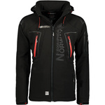 Kurtka softshell męska Geographical Norway TECHNO BLACK BS3 MEN 007 czarna (WR440H-GN-BLACK)