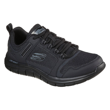 Buty treningowe męskie czarne Skechers Track Knockhill czarne (232001-BBK)