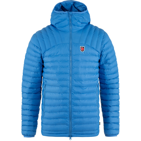 Wyprzedaż - Kurtka zimowa z kapturem męska Fjällräven Expedition Lätt Hoodie M UN Blue puchowa niebieska (F86119-525)