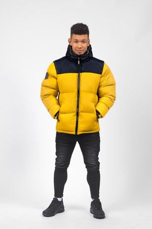 Kurtka męskie Monotox PUFFER H MUSTARD BLACK Żółty (MX22124)