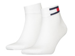 Skarpetki unisex Tommy Hilfiger TH MEN QUARTER 2P białe (701223929003)