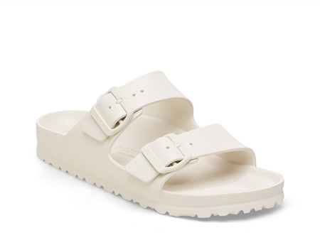 Klapki damskie Birkenstock Arizona EVA Eggshell NARROW Biały (1027384)