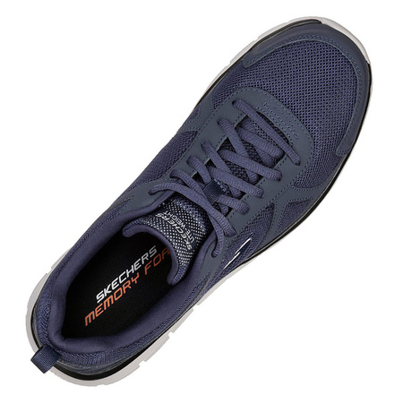 Wyprzedaż - Buty treningowe męskie Skechers Track sneakersy granatowe (52631-NVY)