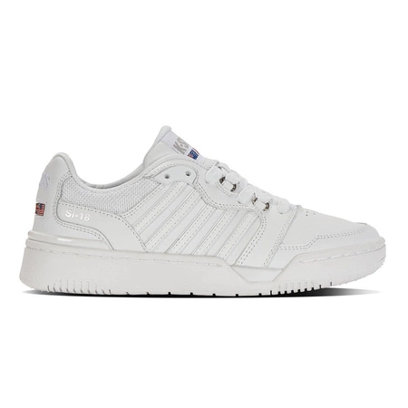Sneakersy damskie K-Swiss SI-18 RIVAL buty sportowe skórzane na co dzień klasyczne białe (98531-101-M)