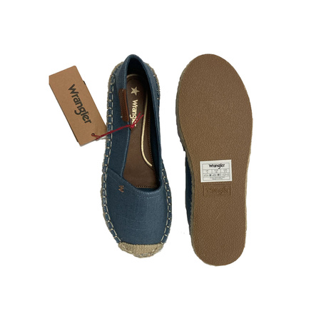 Espadryle damskie Wrangler Nancy C Women Low niebieskie (20241049-20G)