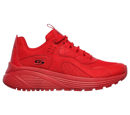 Sneakersy damskie Skechers BOBS Sport Sparrow 2.0 Urban Sounds czerwone (117017-RED)
