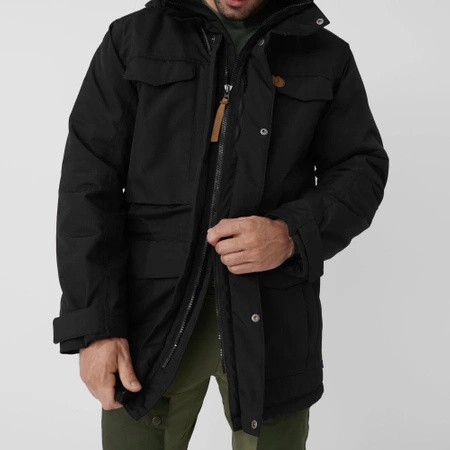 Kurtka ocieplana męska Fjällräven Nuuk Parka M Black (F86668-550)