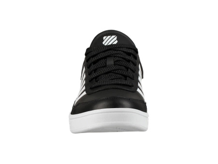 Buty sportowe męskie K-Swiss Court Chasseur sneakersy lifestylowe skórzane czarne (06042-009-M)