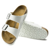 Klapki damskie/męskie Birkenstock Arizona Birko-Flor White regular na szeroką stopę (0552681)