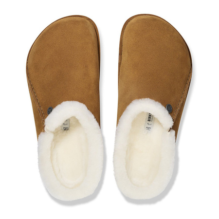 Klapki Birkenstock Zermatt Premium Shearling LEVE Mink LAF standardowa stopa (1023161)