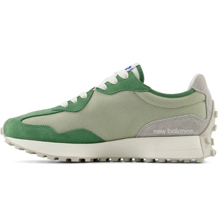 Wyprzedaż - Sneakersy damskie/męskie New Balance 327 buty sportowe zamszowe zielone (U327CE)