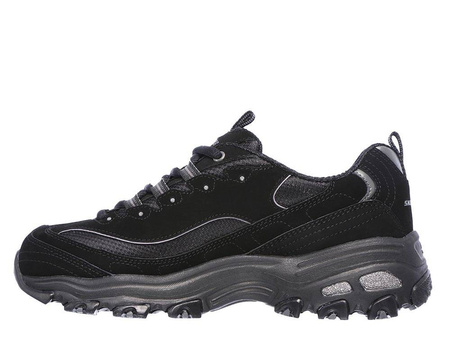 Sneakersy damskie Skechers D-Lites Biggest Fan Black czarne (11930-BBK)