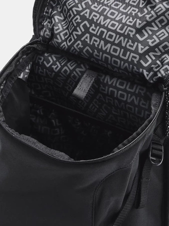Wyprzedaż - Plecak turystyczny damski/męski Under Armour UA Launch Trail Backpack wodoodporny czarny (1378411-001)