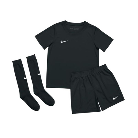 Komplet piłkarski dziecięcy Nike Dry Park 20 Jr sportowy czarny (CD2244-010)