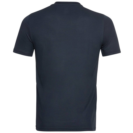 Wyprzedaż - Koszulka techniczna męska Odlo T-shirt crew neck s/s F-DRY szybkoschnąca granatowa (550822/20731)