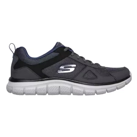 Sneakersy męskie Skechers Track buty treningowe szare (52631-GYNV)