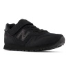 Sneakersy sportowe młodzieżowe New Balance NB373 elementy zamszu czarne (YC373JM2)