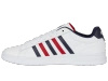 Męskie sneakersy K-Swiss COURT TIEBREAK II WHITE/PEACOAT/SAMBA RED-M (04413-983-M)