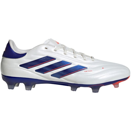 Wyprzedaż - Buty piłkarskie męskie adidas Copa Pure 2 Pro FG M białe/niebieskie (IG6405)