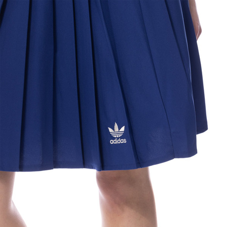 Spódnica plisowana damska adidas Pleated Skirt W Blue retro styl granatowa (IC5235)