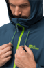 Wyprzedaż - Kurtka przeciwdeszczowa męska Jack Wolfskin HIGHEST PEAK JACKET M dark sea (1115131_1274)