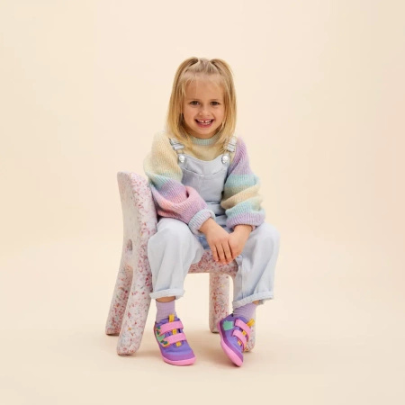 Buty dziecięce Affenzahn Halbschuh Baumwolle Lucky Creative Toucan (00391-40120)