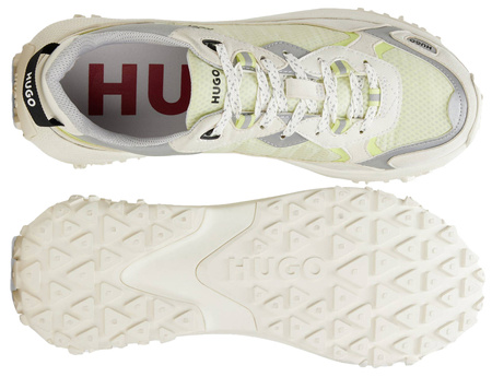 Wyprzedaż - Buty sportowe męskie Hugo Boss sneakersy lifestyle żółte (50493048-741)