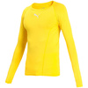 Koszulka męska Puma Liga Baselayer Tee LS żółta (655920 06)