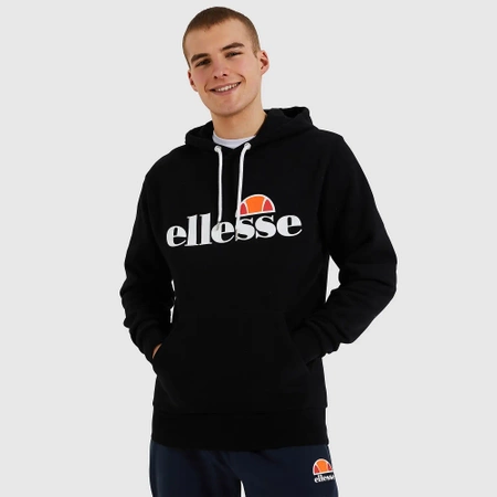 Wyprzedaż - Bluza z kapturem męska Ellesse SL Gottero OH Hoody Black czarna (SHC07407-011)