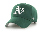 Czapka unisex 47 Brand MLB Oakland Athletics Raised B Zielony (B-RAC18CTP-DG)