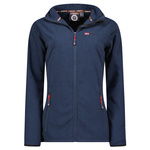 Polar damski Geographical Norway UNICIA LADY 224 bluza ocieplana ze stójką rozpinana granatowa (WX3714F/GN)