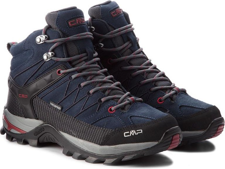 Buty turystyczne męskie CMP Rigel Mid Trekking buty hikingowe czarne  (3Q12947-62BN)