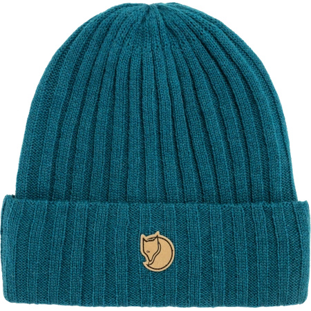 Czapka beanie zimowa damska/męska Fjällräven Byron Hat wełniana niebieska (F77388-574)