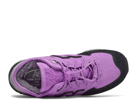 Wyprzedaż - Buty sportowe dziecięce New Balance sneakersy dla dzieci fioletowe (PV574HXG)