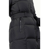 Kurtka damska czarna puchowa Jack Wolfskin FROZEN LAKE COAT W black Down Insulated wiatroszczelna (1206132_6000)