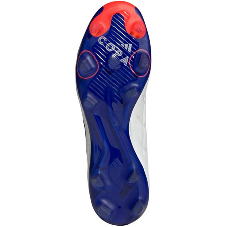 Wyprzedaż - Buty piłkarskie męskie adidas Copa Pure 2 Pro FG M białe/niebieskie (IG6405)