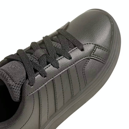 Buty sportowe adidas VS PACE 2.0 K ze skóry ekologicznej czarne (IE3467)