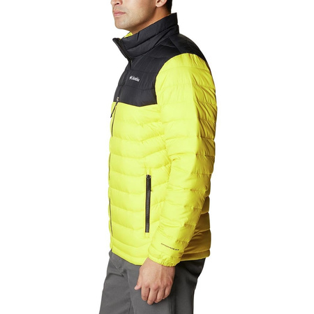 Męska kurtka zimowa puchowa COLUMBIA POWDER LITE™ JACKET YELLOW żółta (1698001716)