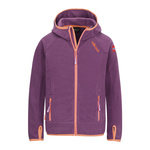 Kurtka polarowa dziecięca dla dziewczynki Trollkids Girls Sandefjord Jacket mallow pink/papaya (360-242)