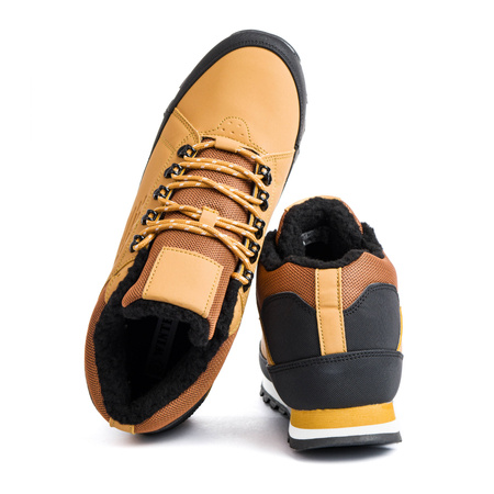 Wyprzedaż - Sneakersy zimowe męskie ocieplane WR Winter beżowe (Y-H754)