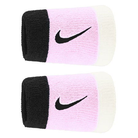 Frotki na nadgarstek Nike Swoosh Doublewide Wristbands 92800648541 (1509901)