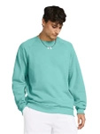 Bluza sportowa męska UNDER ARMOUR FLEECE CREW turkusowa (1379755-482 )